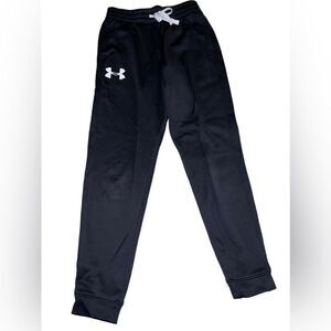 Under Armour youth large black joggers with drawstring waist